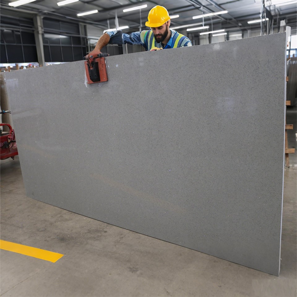 grey quartz small slab